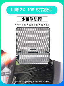 适用于川崎 ZX-10R 21-23年 改装水箱网散热器护罩水箱保护网EP