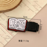 A fixed spring pen holder for a notebook, a retro and light luxury portable notebook, a book holder for office storage, and a metal elastic pen holder thumbnail 7