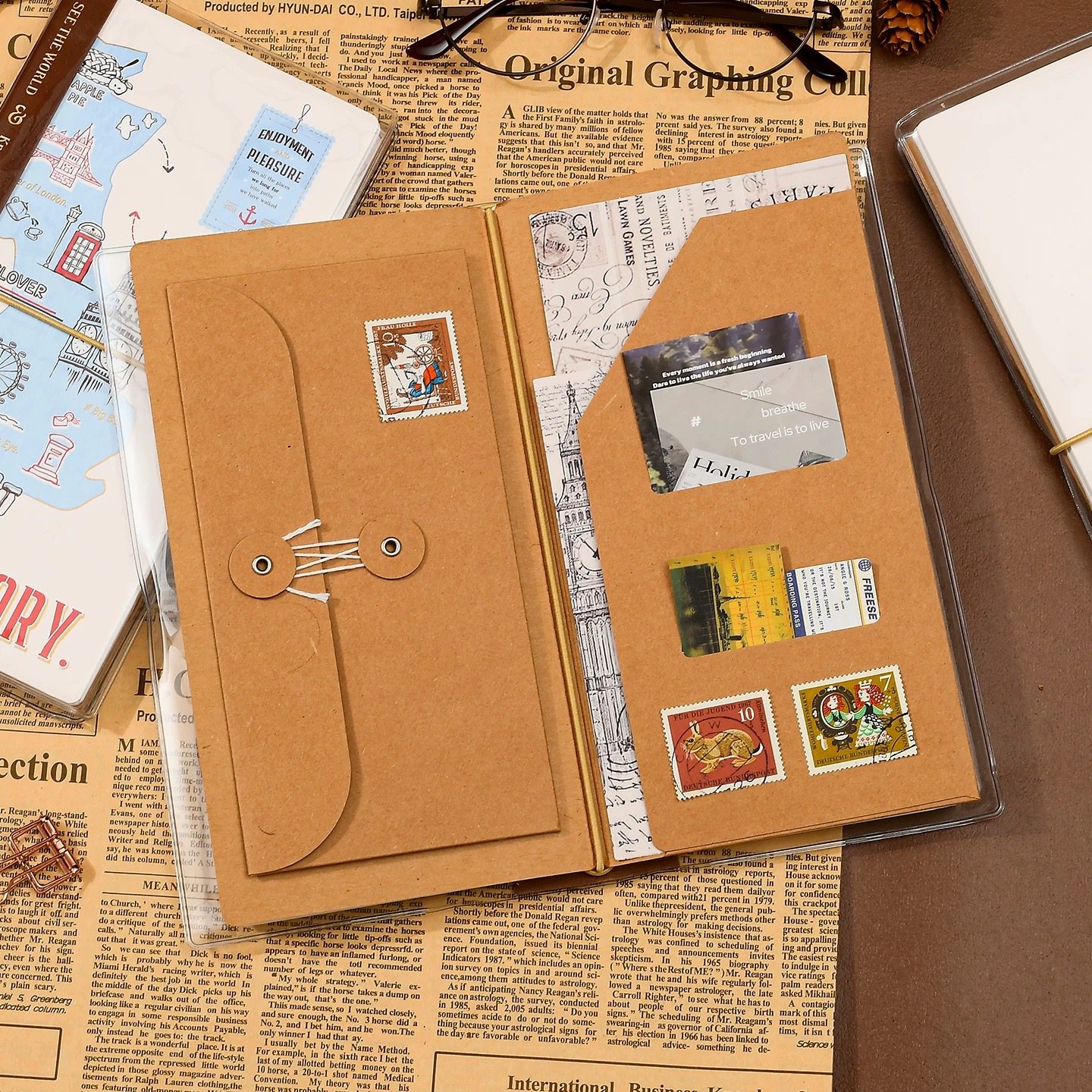 旅行者笔记牛皮纸tn信封收纳袋手帐本子内页配件票务夹名片卡片袋,文具电教/文化用品/商务用品,文件袋/资料袋/试卷收纳袋,淘宝优惠券,粉丝福利购,淘宝优惠卷