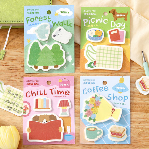 信的恋人便利贴新年可爱小动物