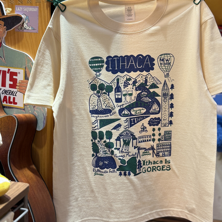 美式复古卡通小人纯棉T恤