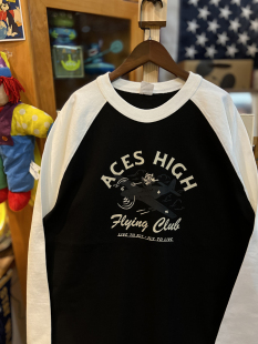 300克水洗棉重磅男女情侣长袖 美式 猫咪开飞机 vintage 复古做旧