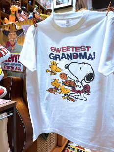 复古vintage 短袖 做饼干 小领口宽松休闲纯棉男女款 史努比 美式