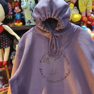 加绒加厚连帽套头男女卫衣情侣 snoopy史努比 复古做旧 vintage