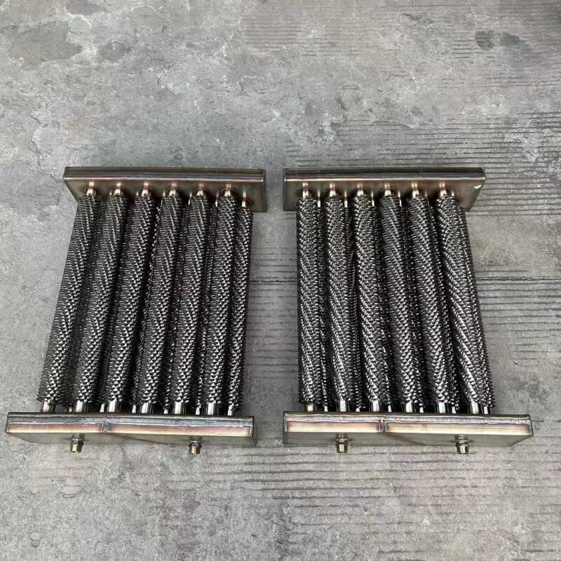 304不锈钢翅片管小型散热器定电热管