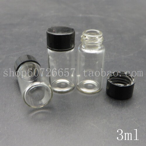 3ml   玻璃样品瓶  玻璃瓶  小瓶子