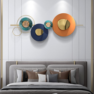饰品壁挂样板房酒店创意金属挂件 现代客厅沙发床头背景墙面轻奢装