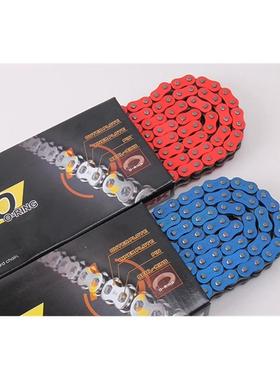 日本进口 RK链条 高性能赛车链条 428KRO红色/蓝色 136/120节