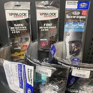 ARAI镜片RX7X/GX/Neo透明茶色烟熏黑电镀镜片防雾贴风道