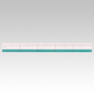 可乐CLOVER放码尺｜方格定规尺方眼打版软尺25-052(50cm)