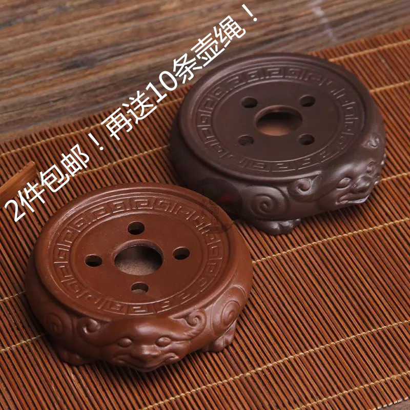 包邮宜兴日式手工粗陶壶承功夫茶壶托迷你壶垫储水干泡台茶海在类目 餐饮具, 茶具, 茶道/零配中 - 来自Buy2taobao.com提供专业的淘宝代购服务