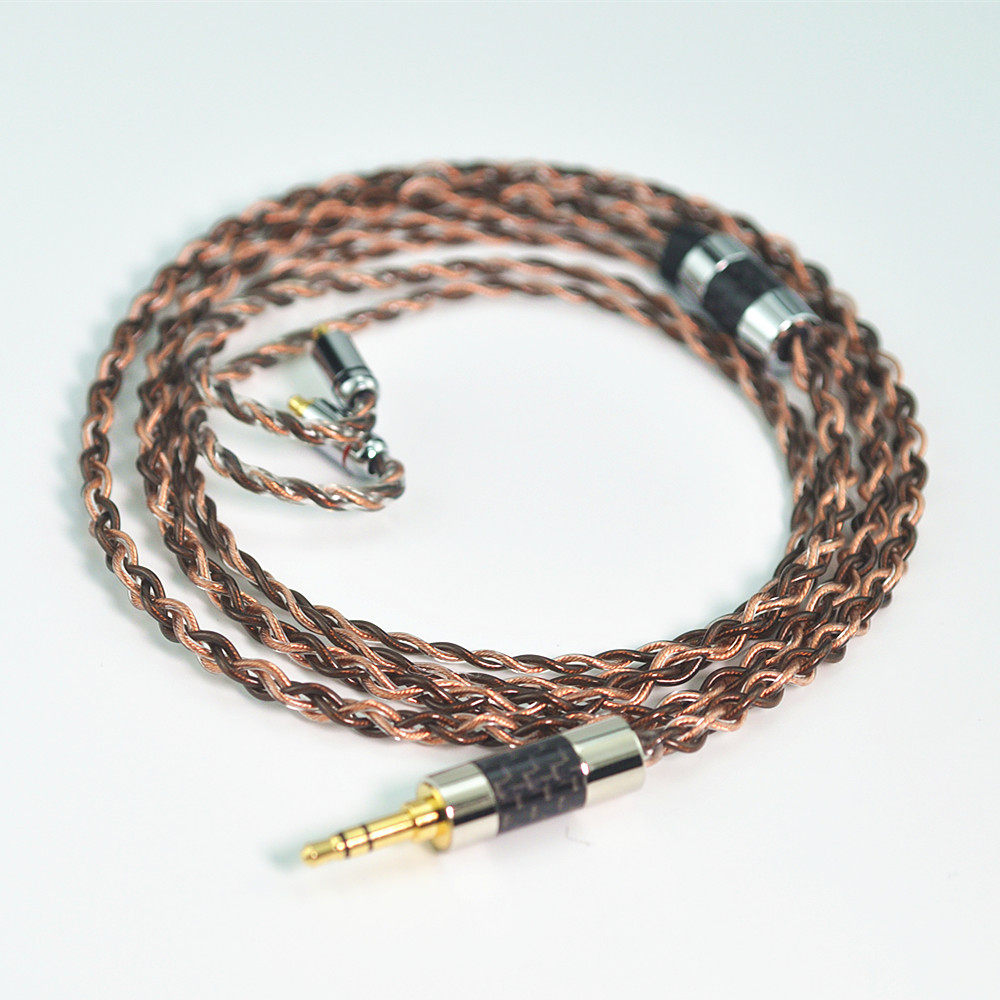 4芯26awg冷冻7Nupocc单晶铜mmcx 0.78 ear n5005 4.4升级线