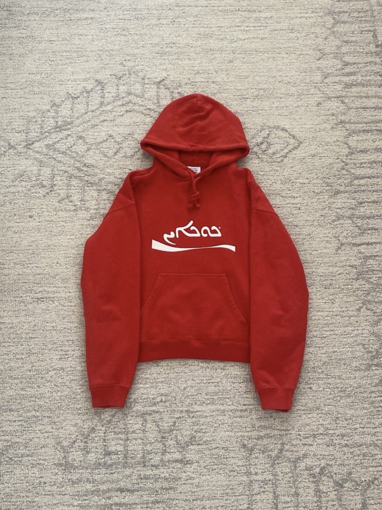 thumbnail for In stock VTM Sample (1 7) Arabic Coke Hoodie unreleased cola sweatshirt