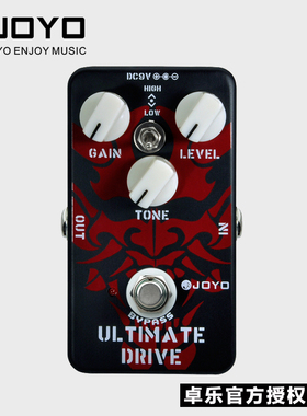 正品卓乐JOYO电吉他效果器JF-02 OVERDRIVE高增益过载单块效果器
