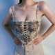 背心女 Sexy Corset Floral Club Shirts Party Top Style Ladies