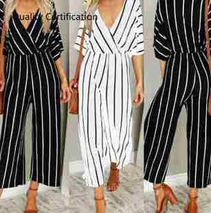 Wide Trousers Jumpsuit Overalls Romper Leg