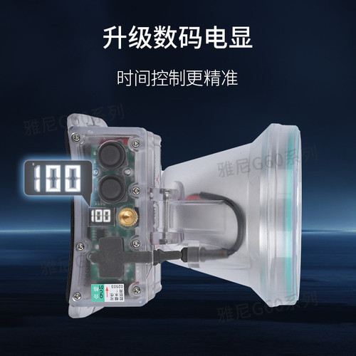 雅尼G45头灯远射炮潜水感应大功率激光远射头戴式三天三夜多功