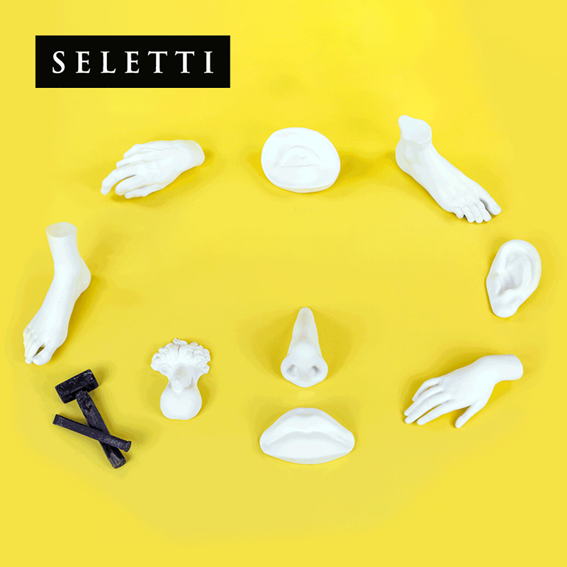 seletti摆件手脚陶瓷ins风