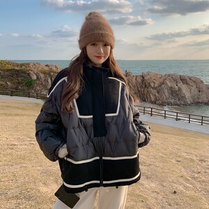 大货女士织带羽绒服外套浙宝136货号8290P245控348-90绒