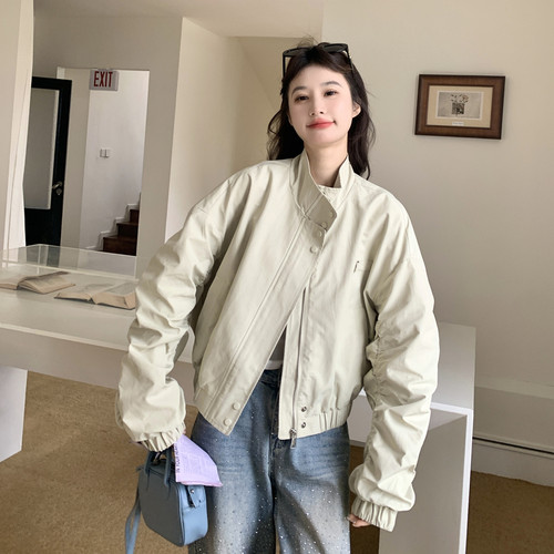 秋季女装短外套夹克百搭