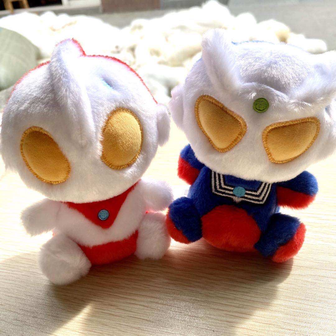 现货日本m78限定款q版赛罗初代奥特曼珍藏系列纪念版毛绒公仔玩具