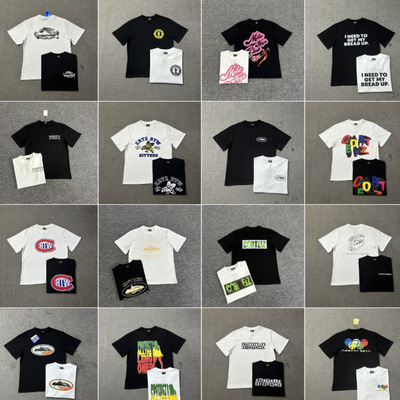 跨境Corteiz恶魔岛短袖美式合集高街欧美风嘻哈男女休闲T恤半袖潮