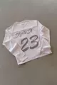 White Long Sleeves with Print on the Back 1