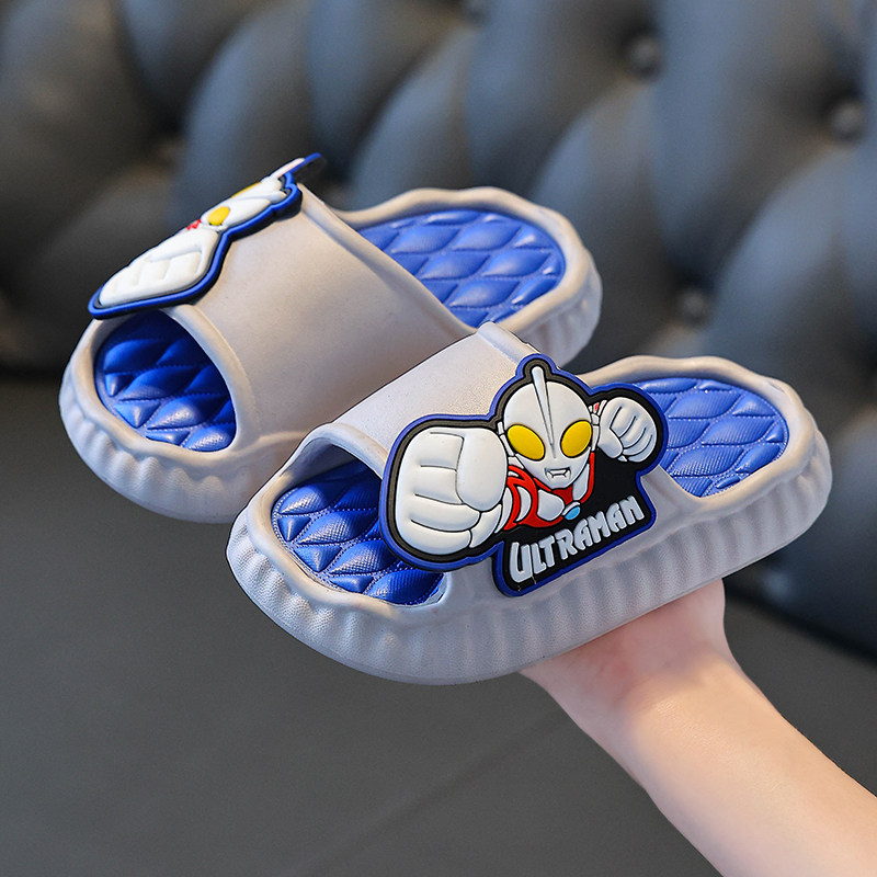 奥特曼儿童拖鞋夏季2026新款防滑软底男童凉拖鞋女孩洗澡宝宝拖鞋