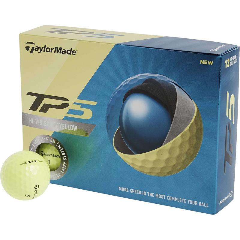 Taylormade高尔夫球高弹运动装备TP5五层比赛用球球场训练