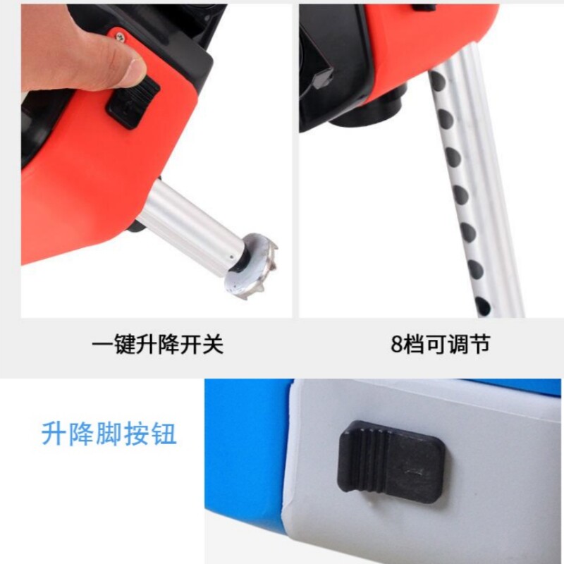钓箱腿内置开关飞机头卡扣左右拨动按键钓鱼箱脚限位配件控制伸缩