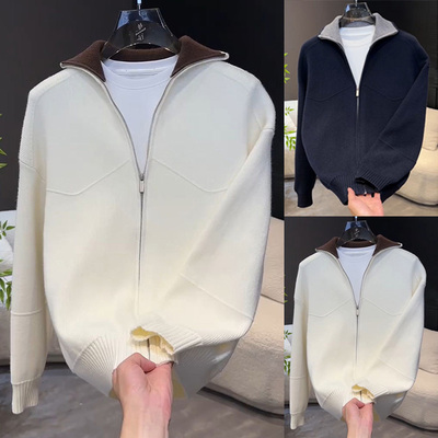 ZPK美式简约慵懒风针织毛衣