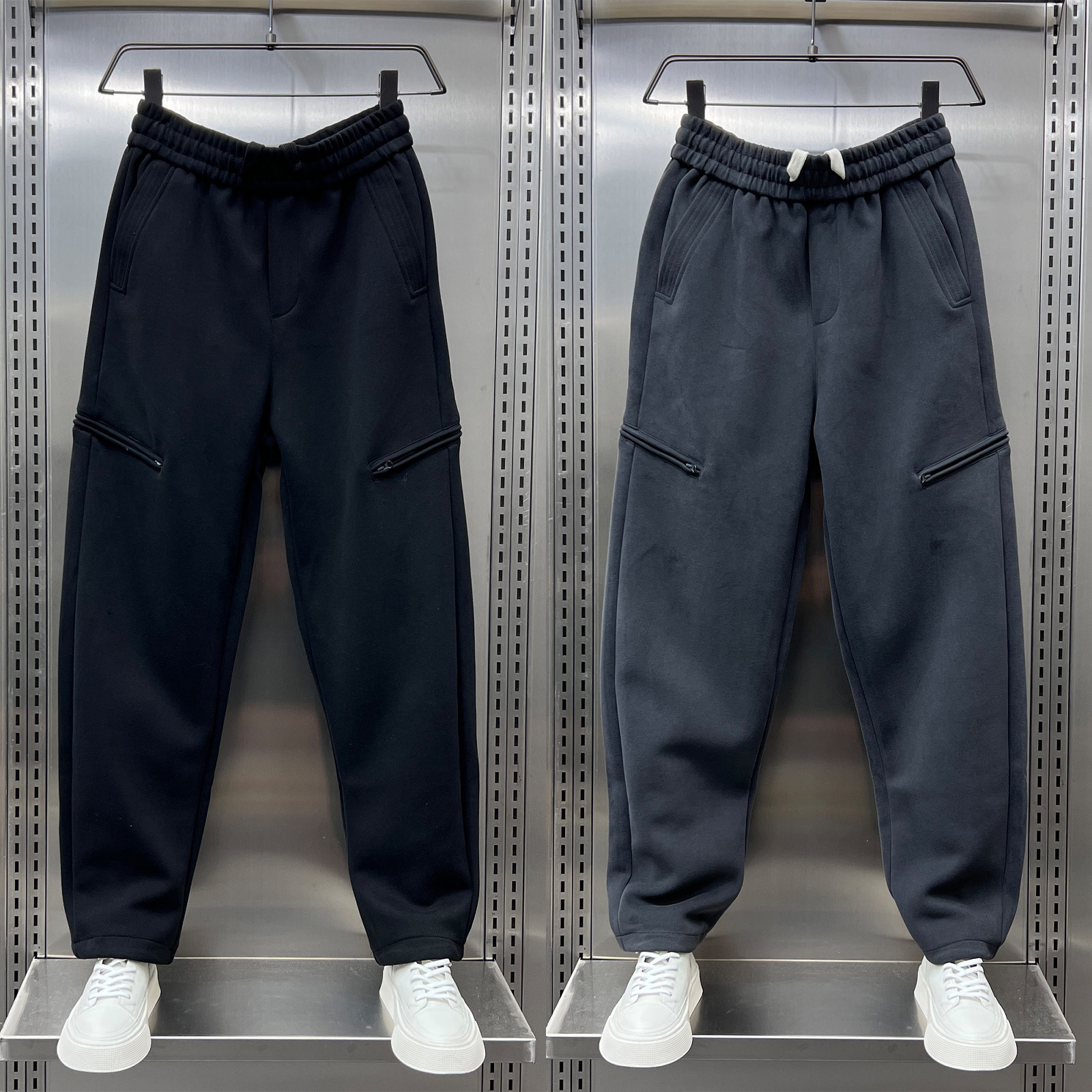 秋冬新款阔腿运动裤男士宽松直筒哈伦裤时尚百搭痞帅休闲工装裤子,男装,休闲裤,淘宝优惠券,粉丝福利购,淘宝优惠卷