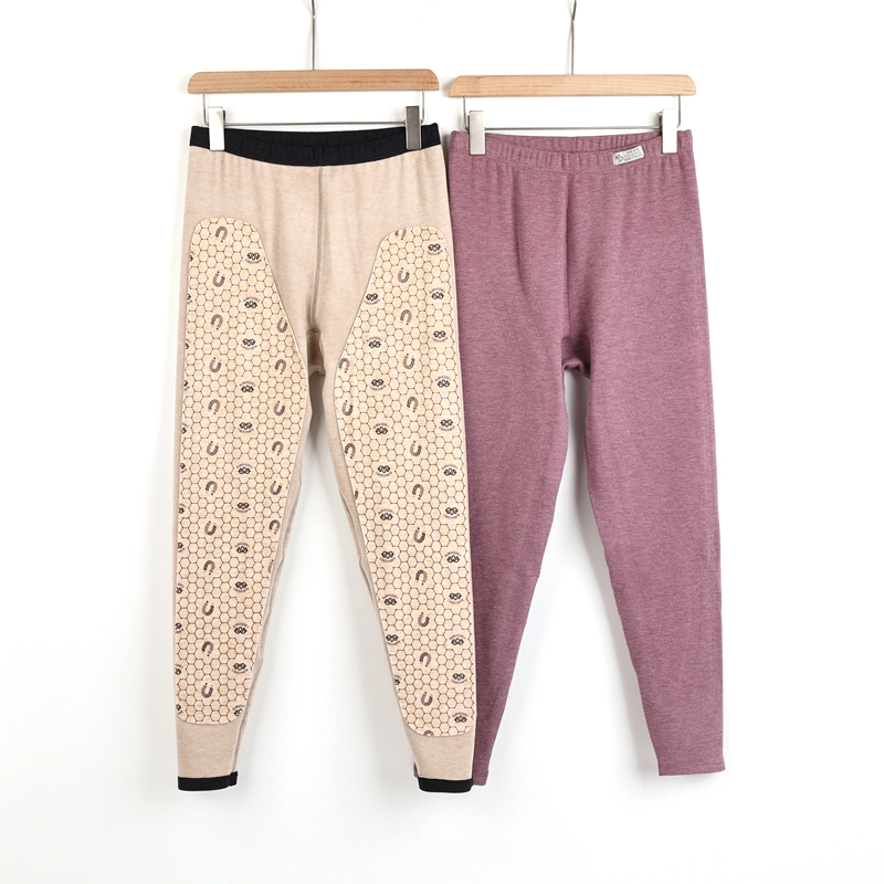 奥笛加厚兔绒蚕丝保暖女单裤双层贴片保暖亲肤柔软AD569