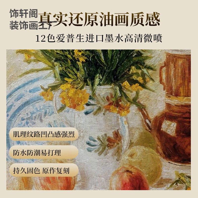 美式复古装饰画客厅背景墙轻奢三联挂画欧式餐厅植物花卉组合壁画图片