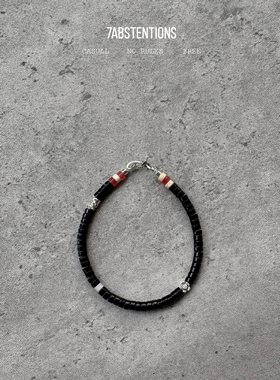 7ABSTENTIONS黑月太阳花中性手链