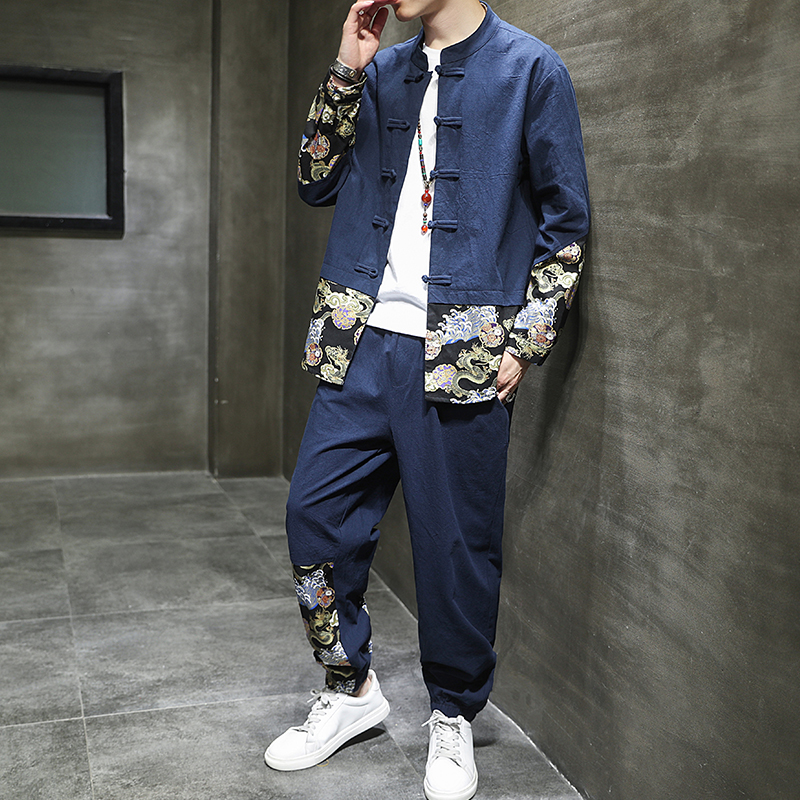 复古套装夹克简约时尚潮流