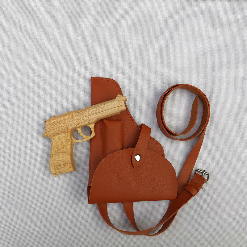 怀旧玩具木制手枪小兵张嘎同款枪