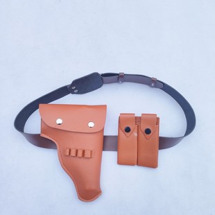 影视演出道具儿童武装带皮带枪套小八路装扮斜单肩挎带红军外腰带