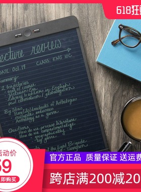 boogie board液晶手写板儿童画板局部擦除磁性写字板书写板