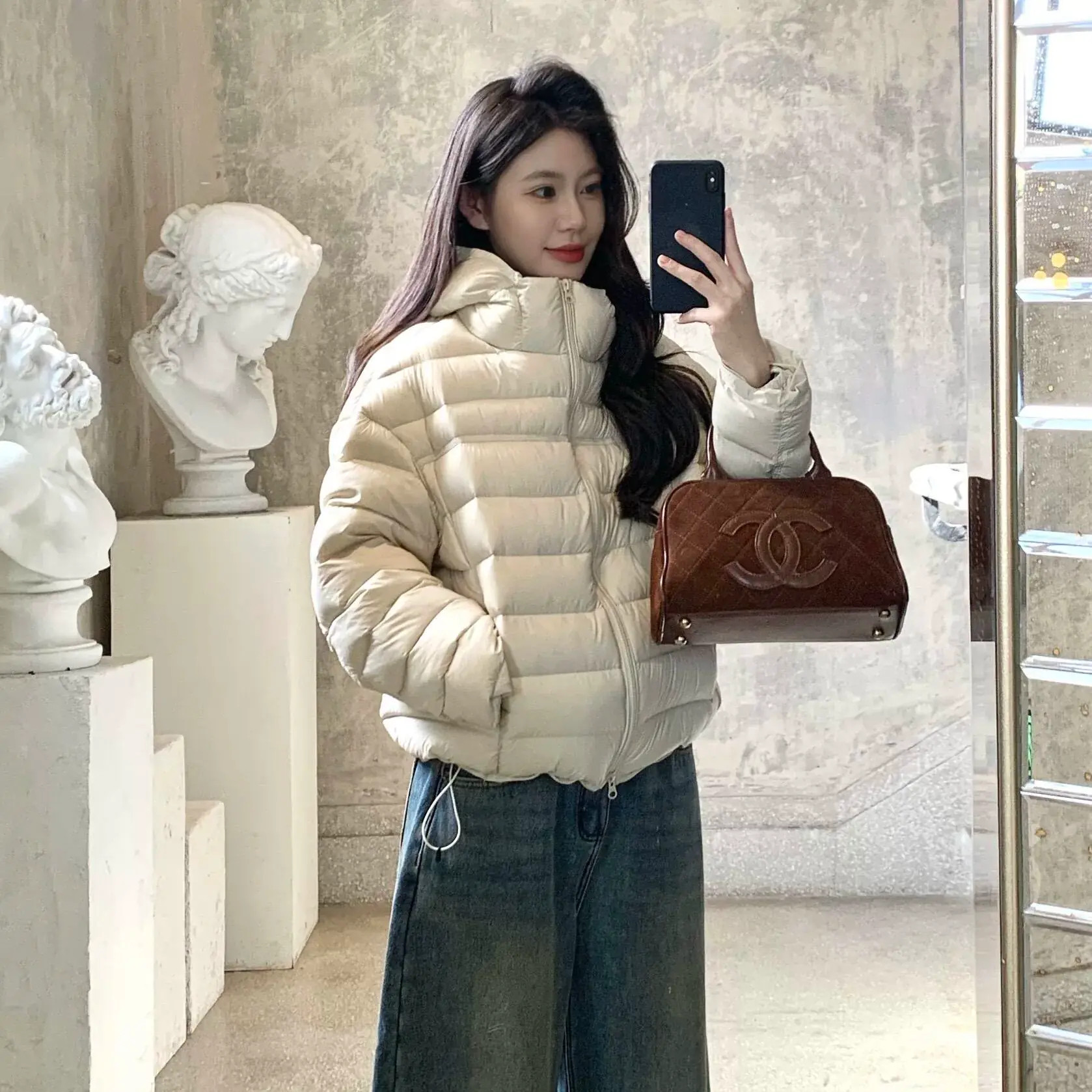 排骨棉服女短款高级感外套