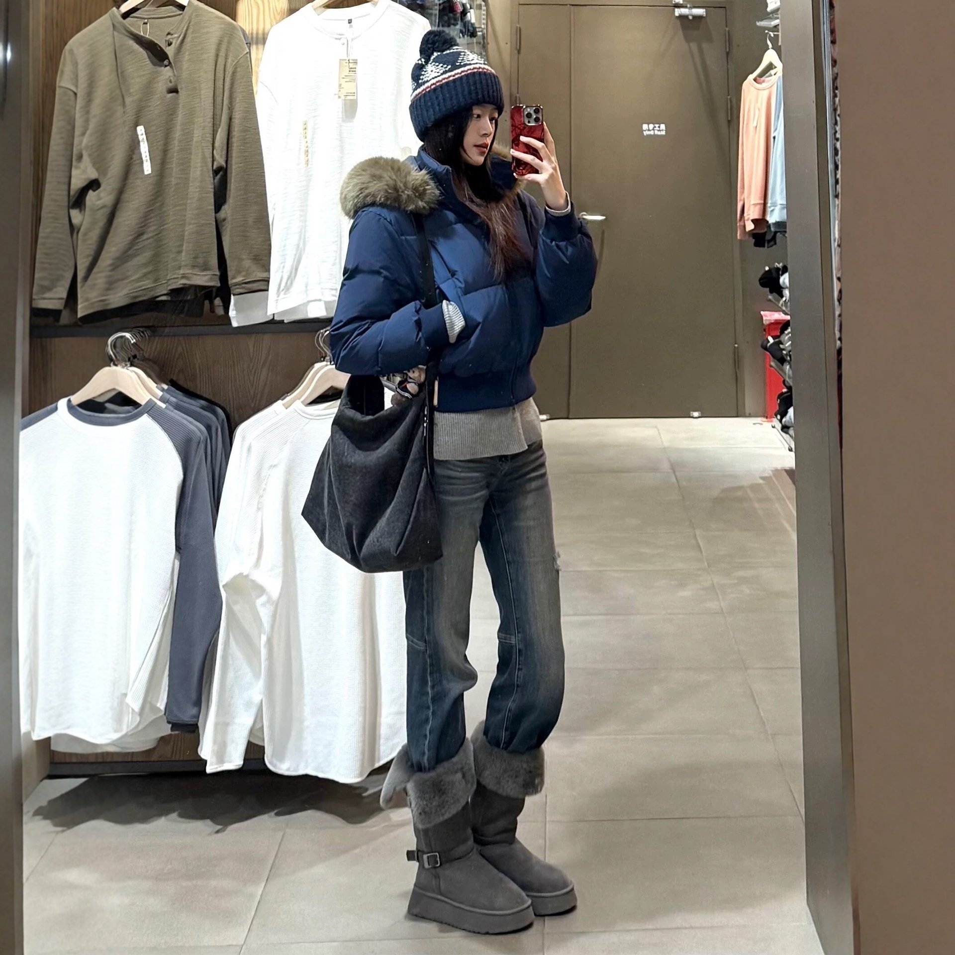 韩系超好看羽绒棉服女短款2025新款冬季小个子收腰年轻人洋气棉袄