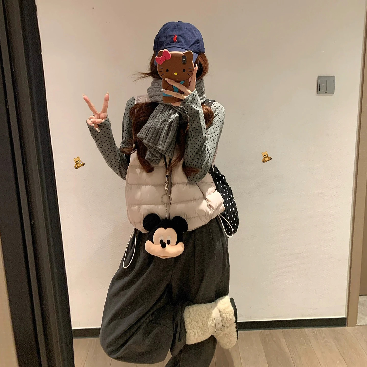 轻薄排骨棉马甲女短款