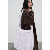 新款 BLANK LABEL麦穗纹夹棉托特包单肩包百搭女包通勤2025秋冬季