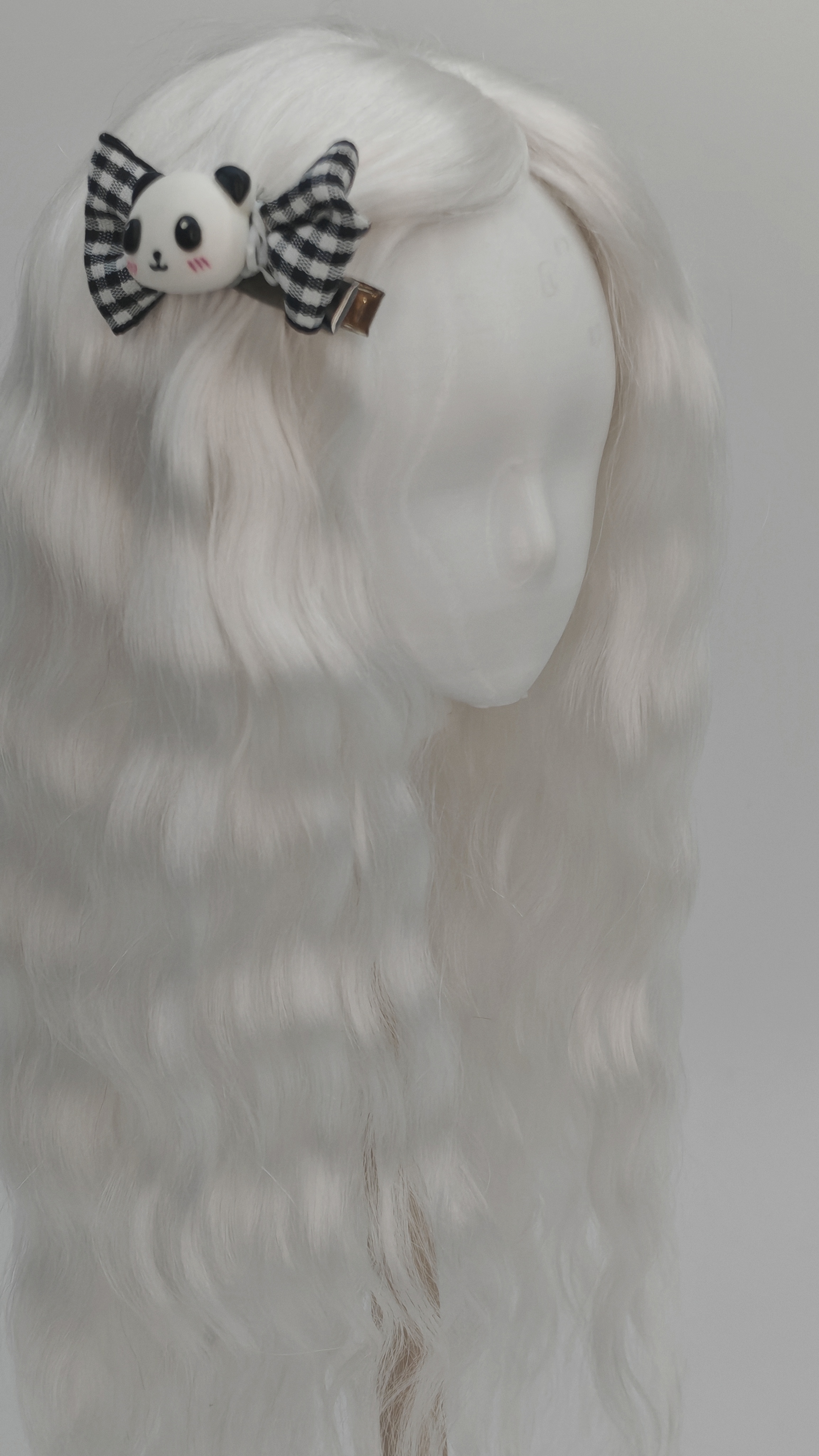 进口精梳马海毛发排娃娃假发3分4分6分小布发束进口羊毛