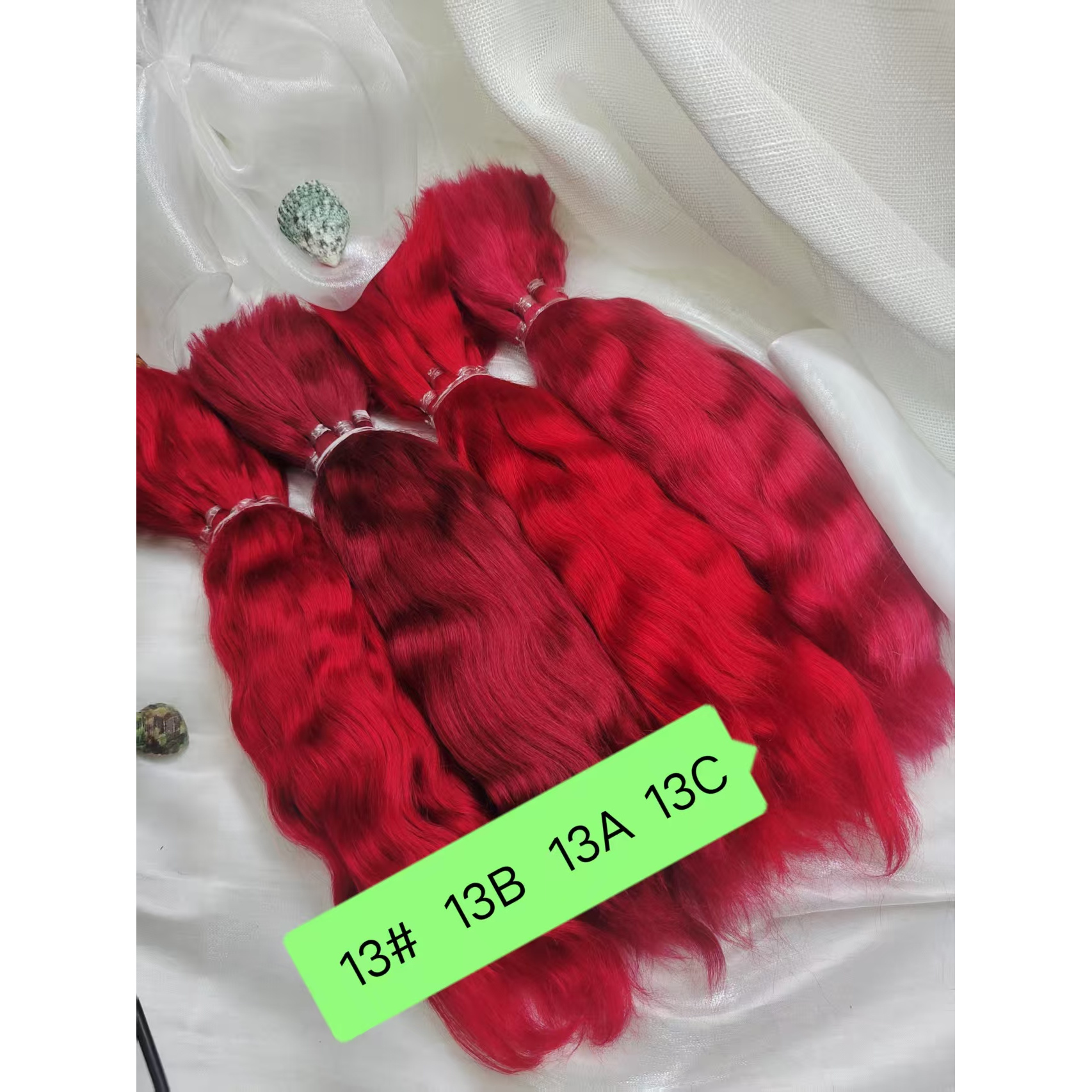 马海毛发排制作bjd娃娃棉花娃娃假发料3分马海毛发OB娃娃BJD娃娃