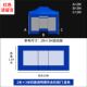 四周围布四脚伞帐篷布透明四角加厚户外防雨棚摆摊篷防风围挡雨u.