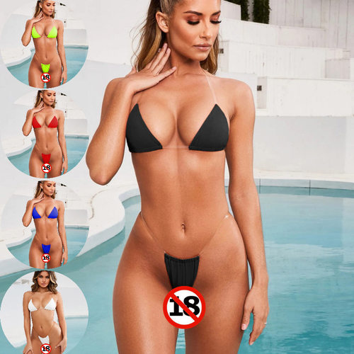Sexy lingerie swimsuit three-point beach bikini set比基尼