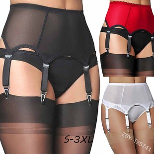 lingerie buckle sexy adjustable garter mesh Oversized
