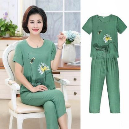 中年妈妈夏装套装大码适合3040岁50胖女人穿的衣服裙裤连衣裙子一在类目 女装/女士精品, 中老年女装中 - 来自Buy2taobao.com提供专业的淘宝代购服务