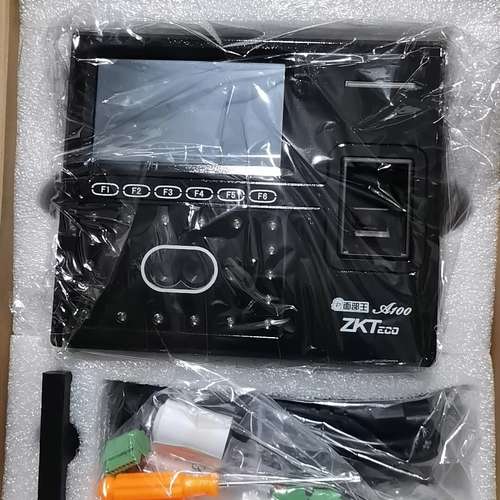 议价中控 A100 考勤机，未安装激活使用。电源支架全部齐全咨询